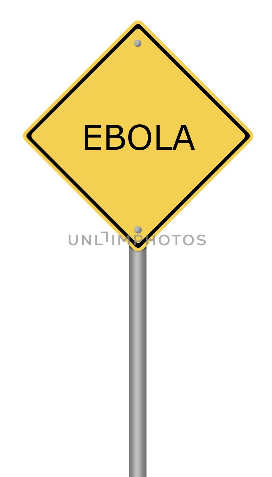 Warning Sign EBOLA by hlehnerer