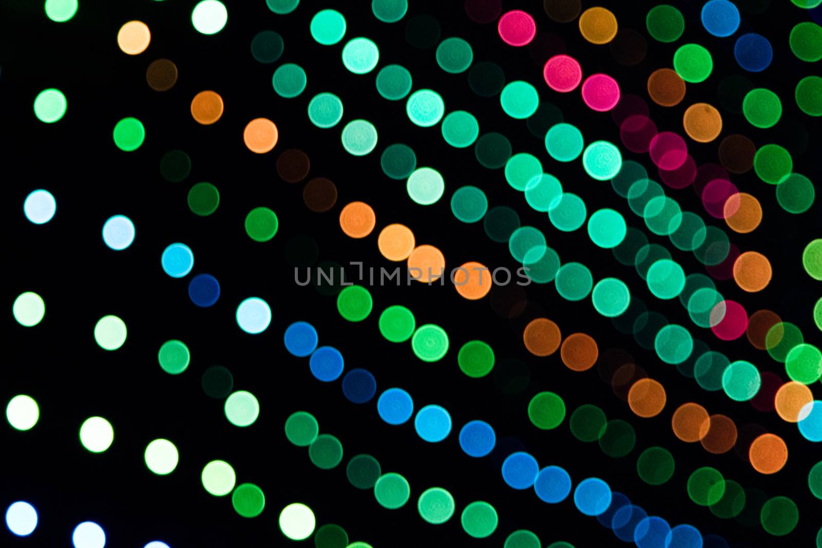 DJ Colorful Blurry LED Lights Pannel Bokeh