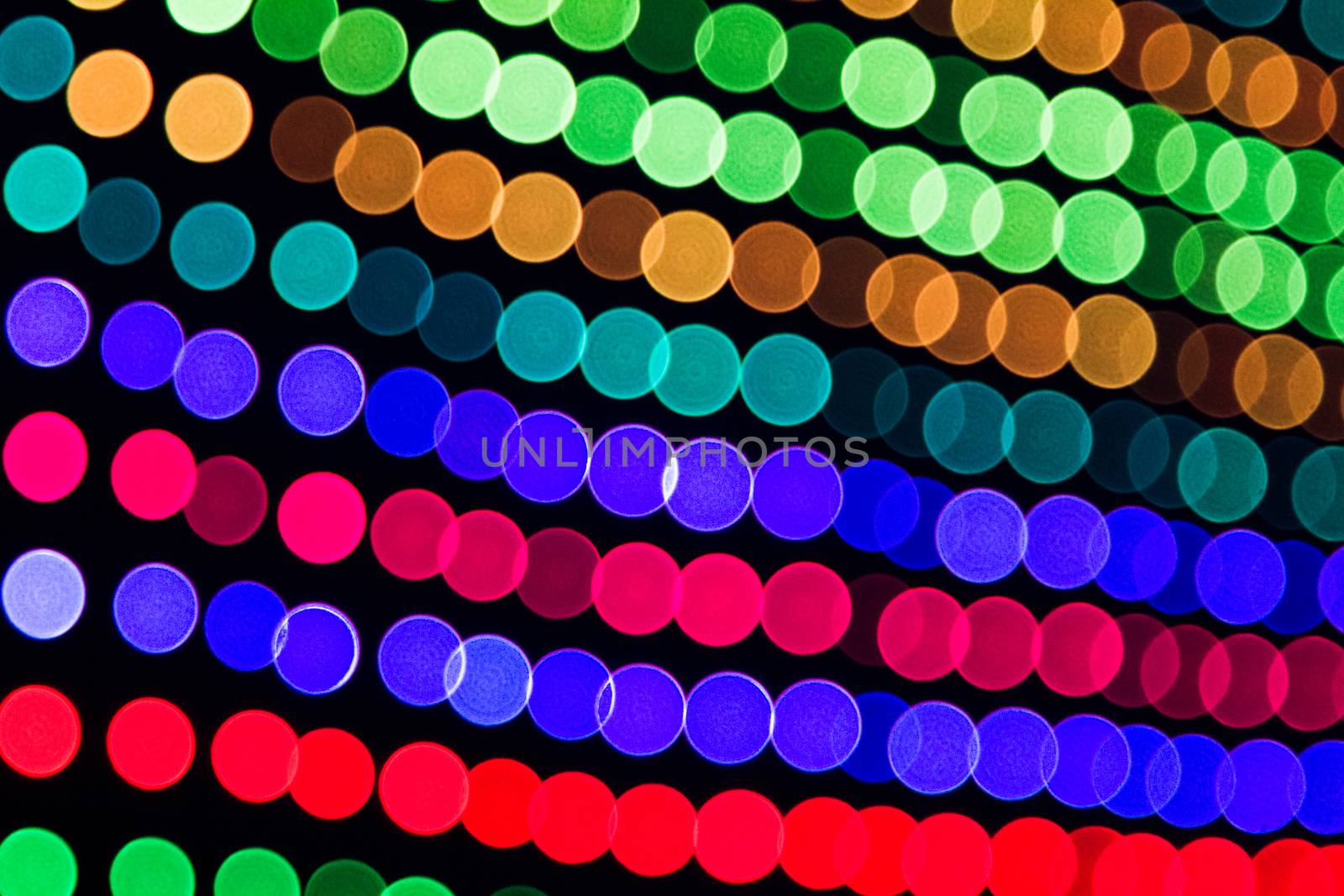 DJ Colorful Blurry LED Lights Pannel Bokeh