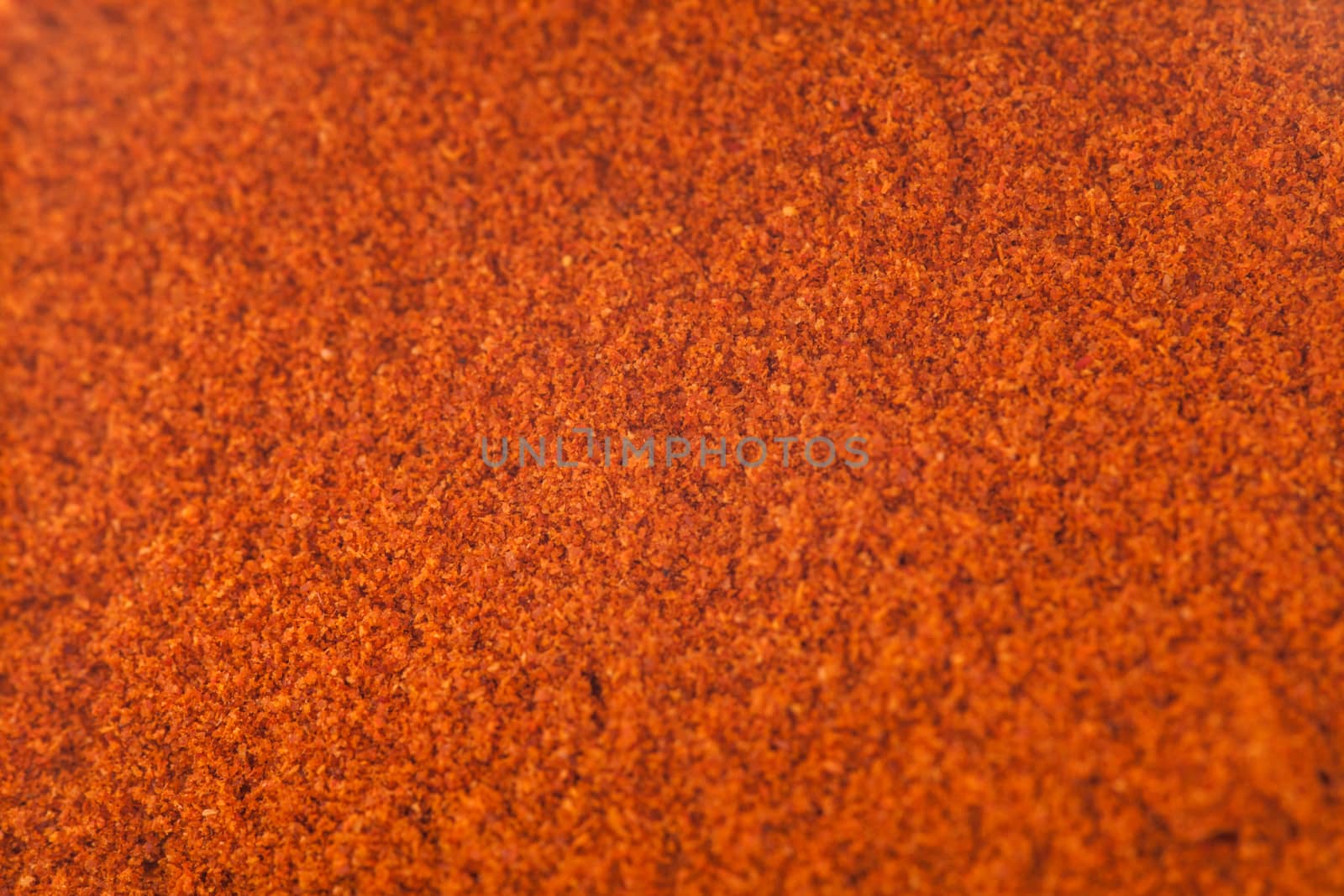 Closeup of Red Spicy Pepper Powder texture