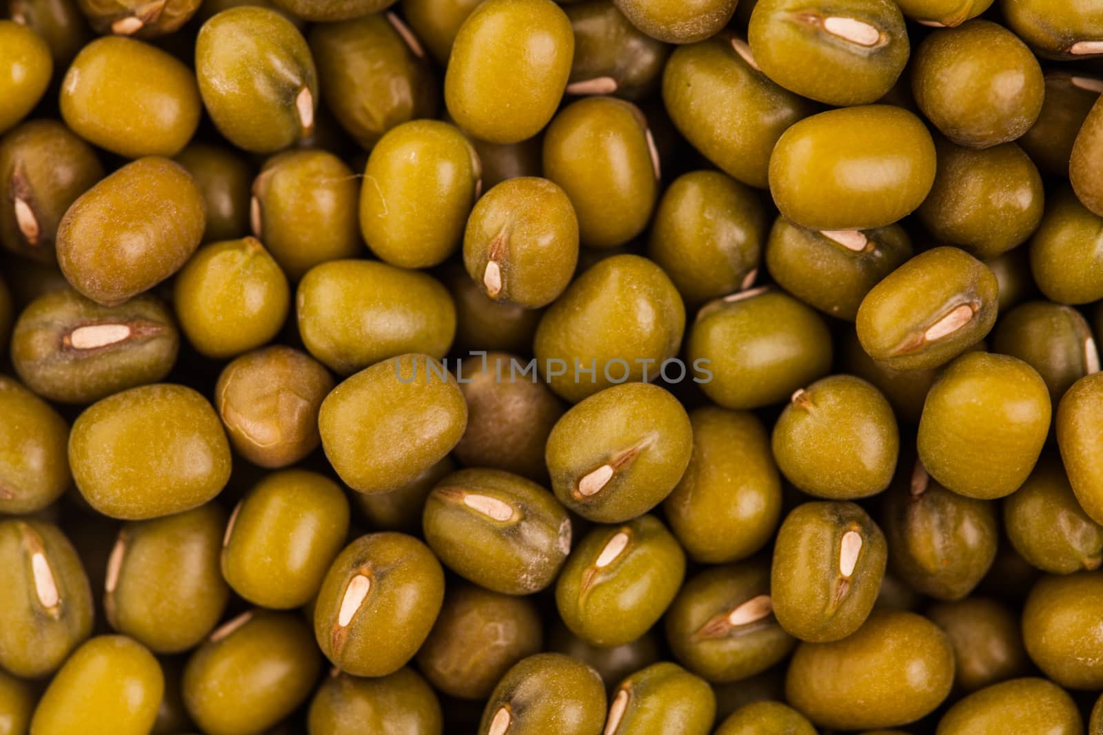 Macro Texture of Green Peas by aetb