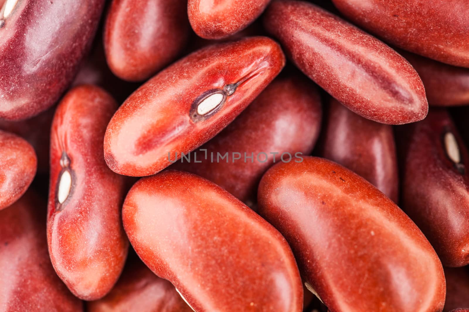 Extreme Closeup Texture of Red Beans by aetb