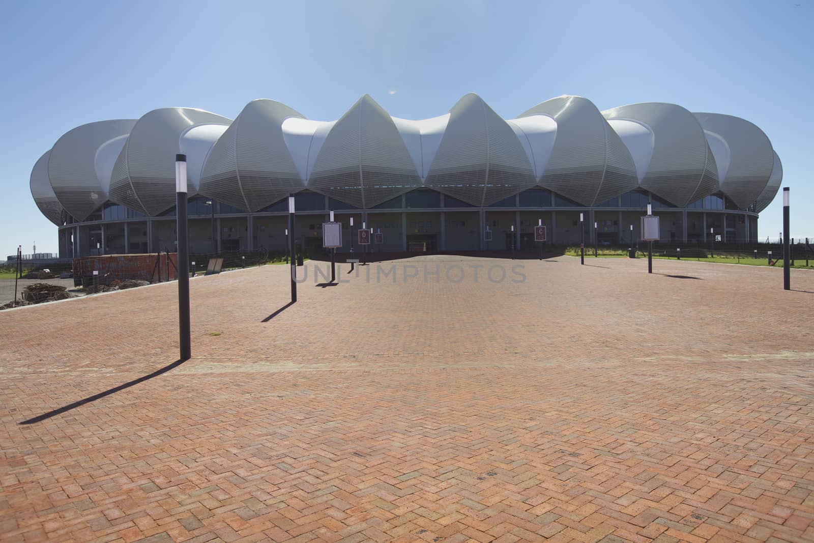 Stadium in Port Elizabeth, called Nelson Mandela, South Africa