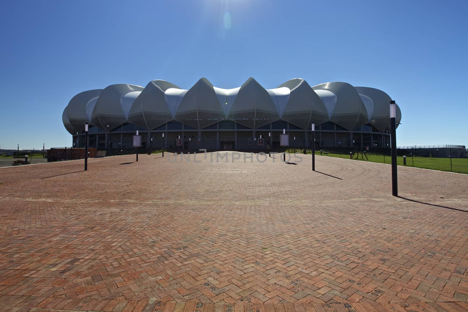 Stadium in Port Elizabeth, called Nelson Mandela, South Africa