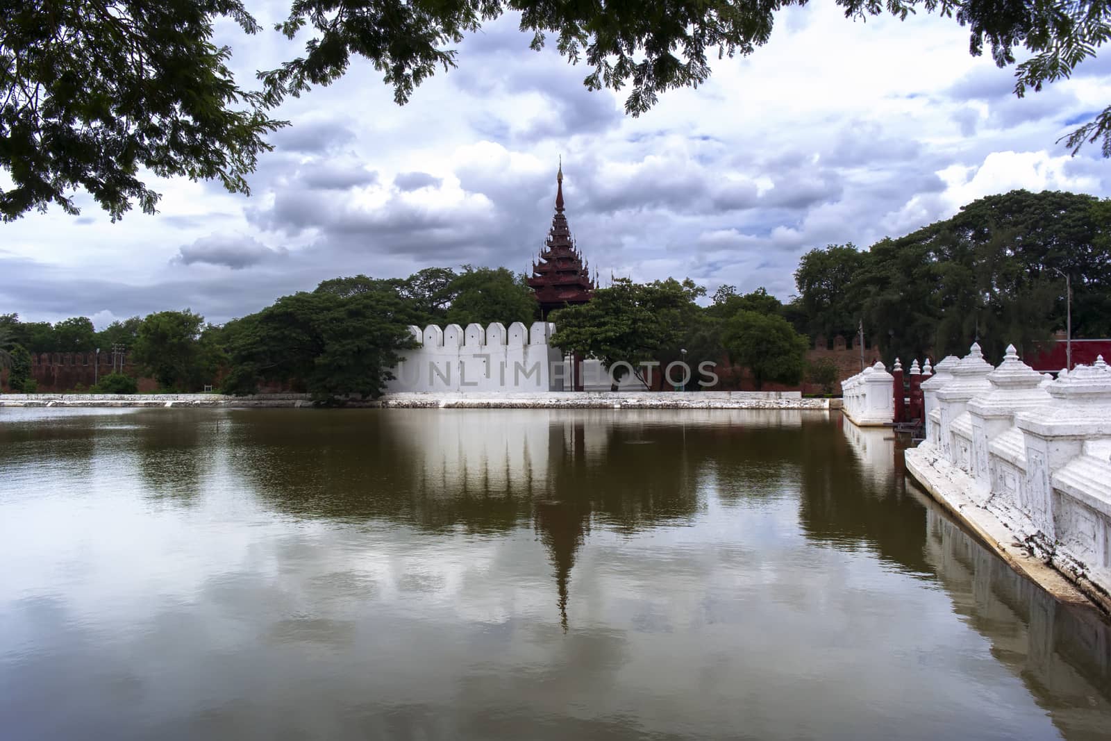 Bastion of Mandalay Palace by Day by GNNick