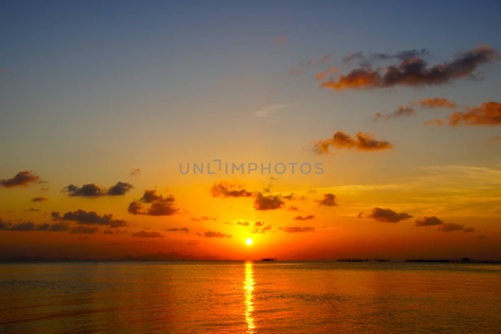 sunset sky, thailand.