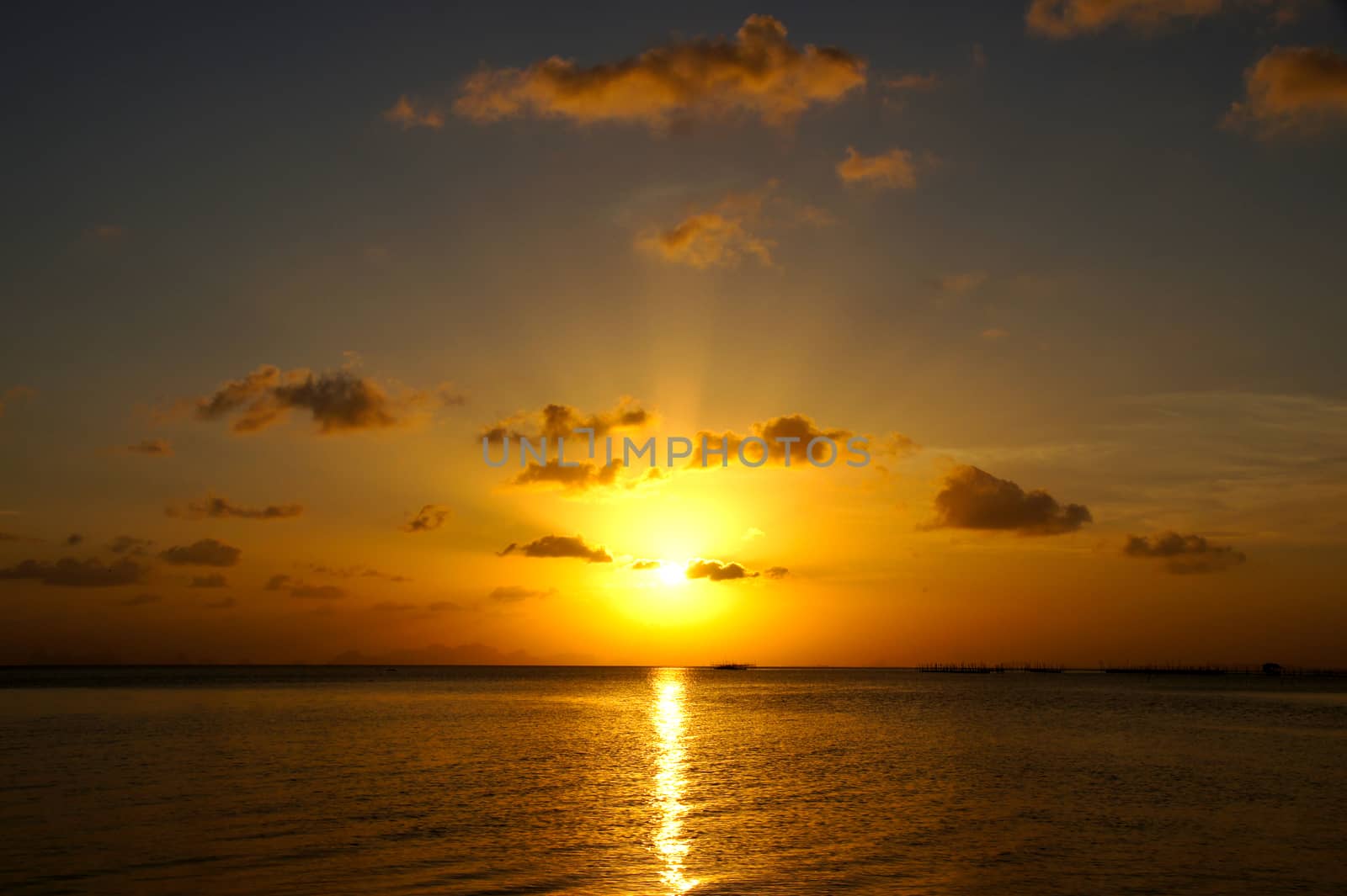 sunset sky, thailand.