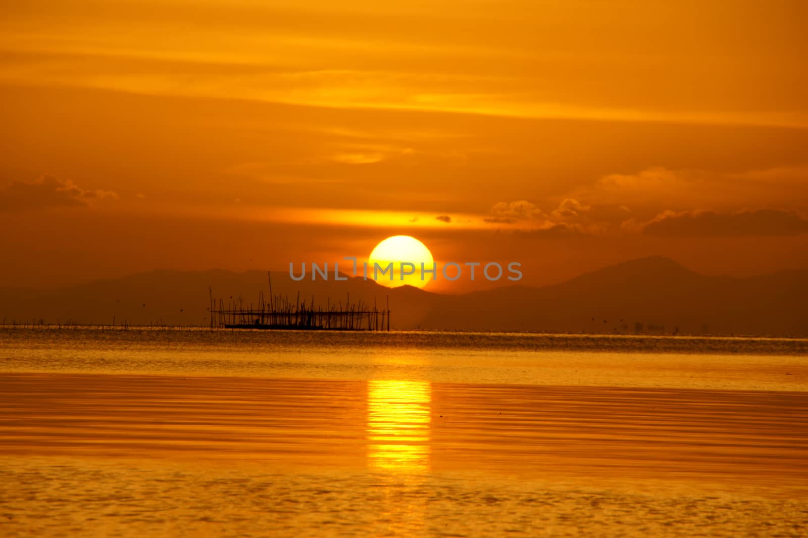 sunset sky, thailand.