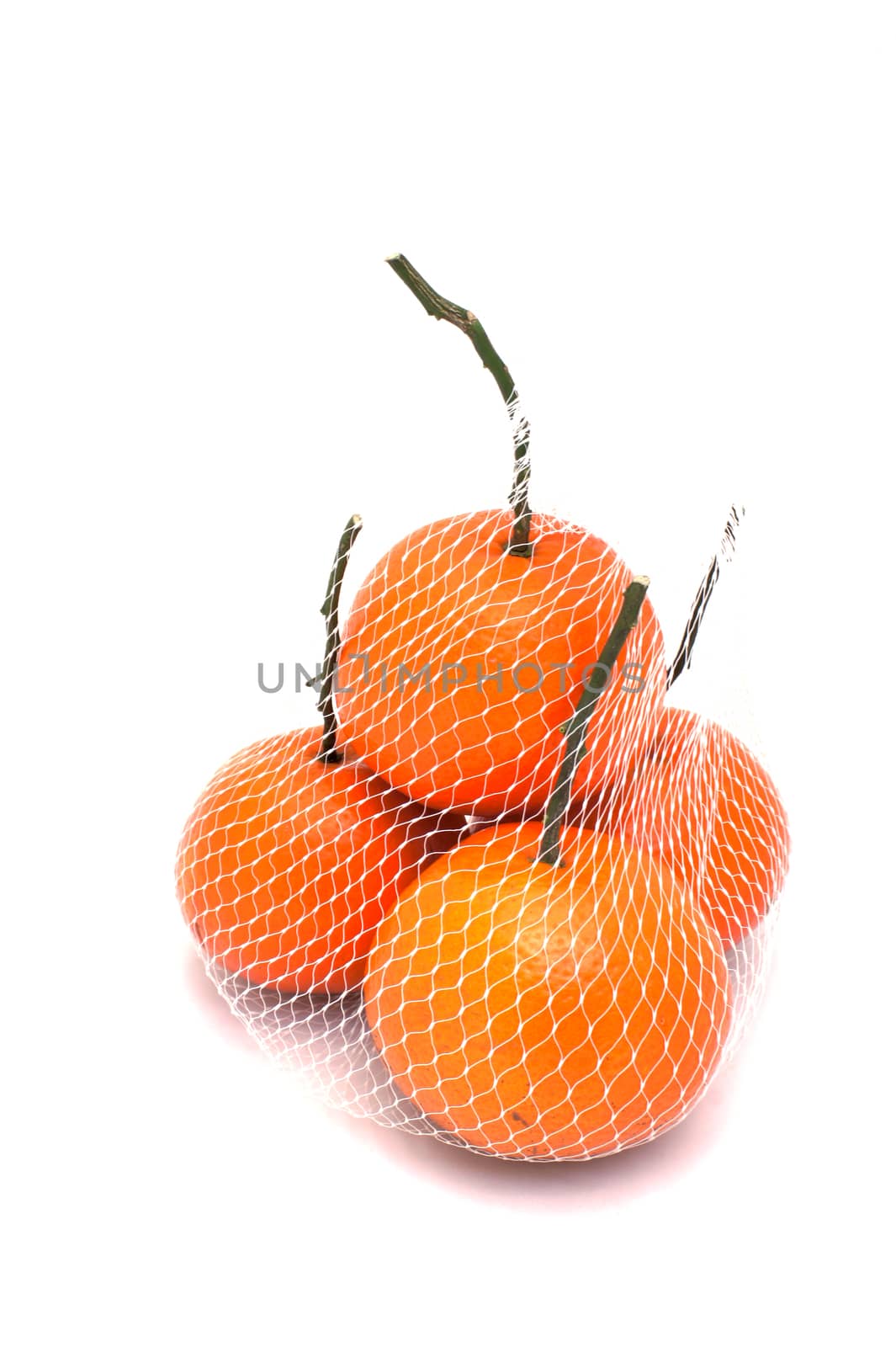 Orange fruit isolated on white background by Noppharat_th