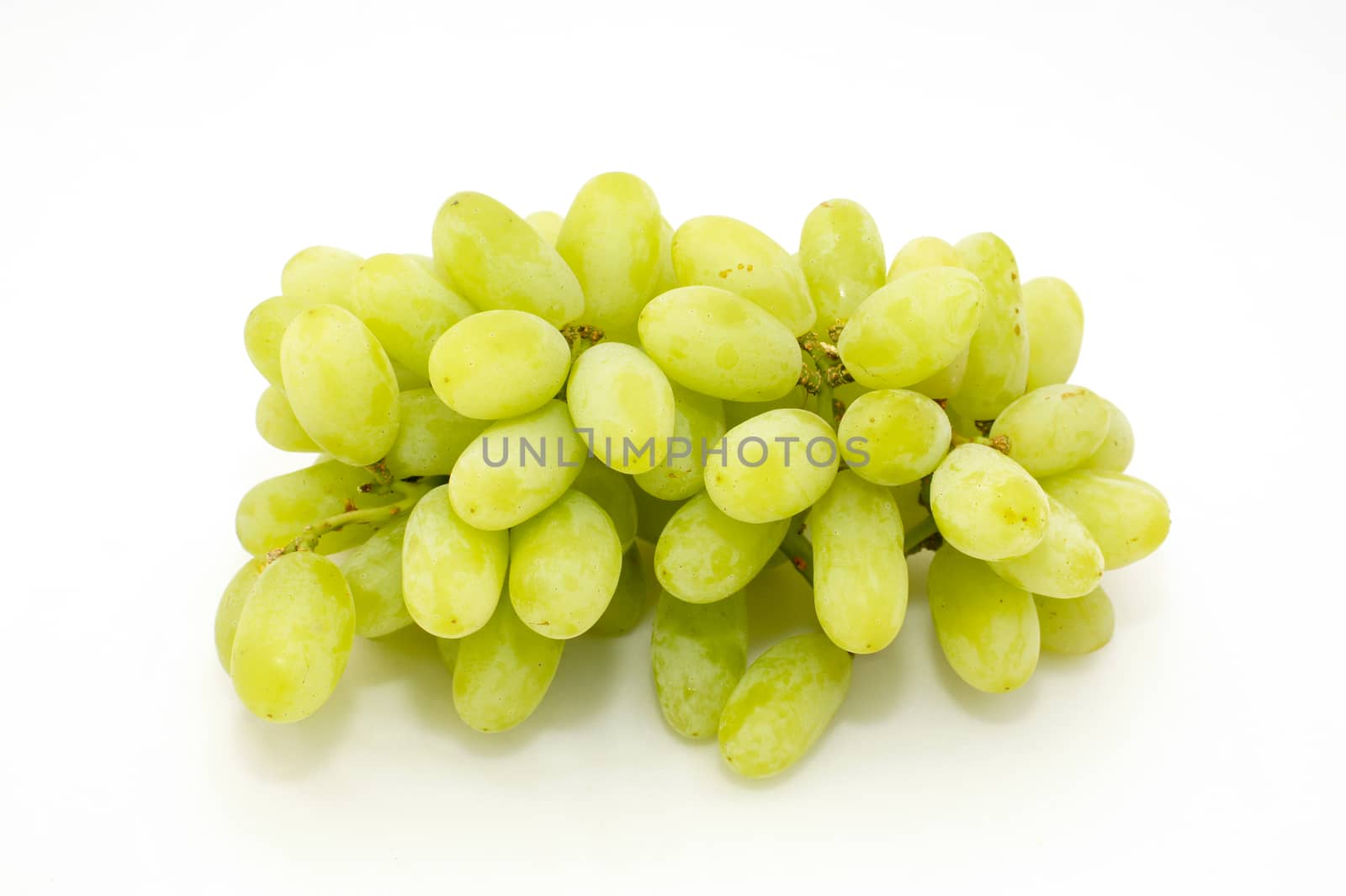 Yellow grape isolated