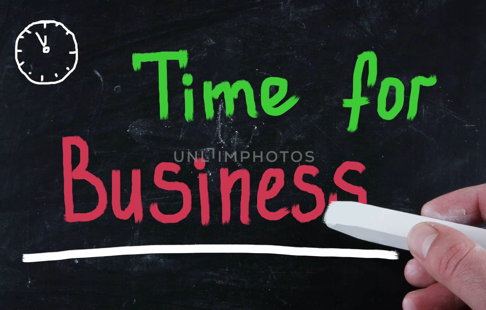 time for business concept