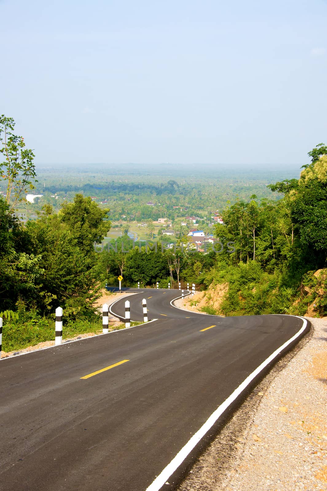 Winding Road in Thailand