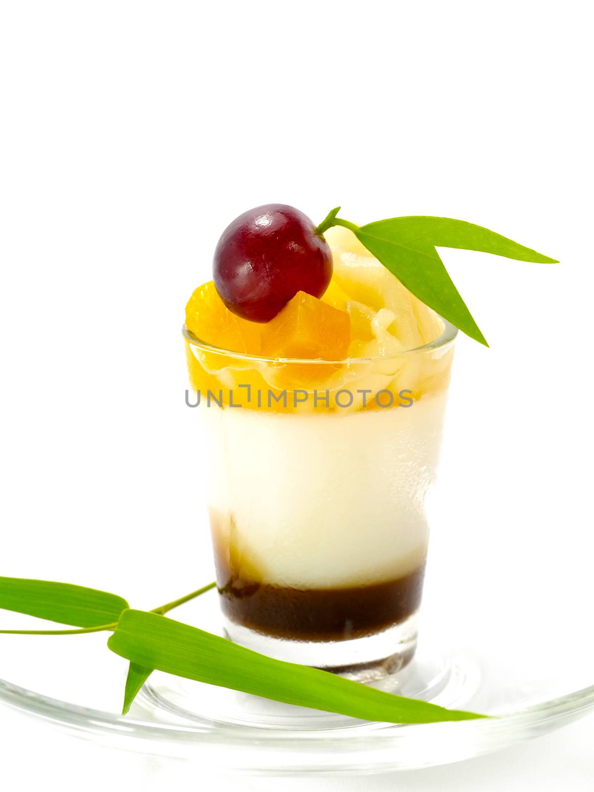 Agar dessert with Fruit salad