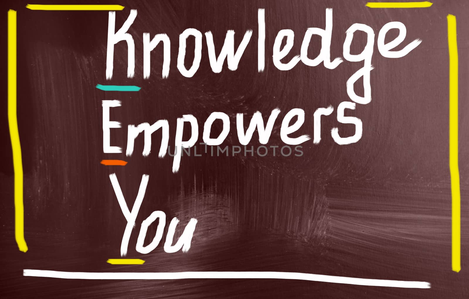 knowledge empowers you concept