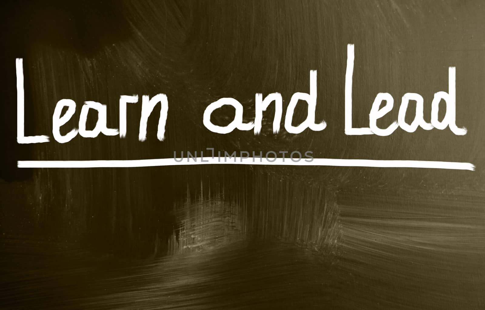 learn and lead concept
