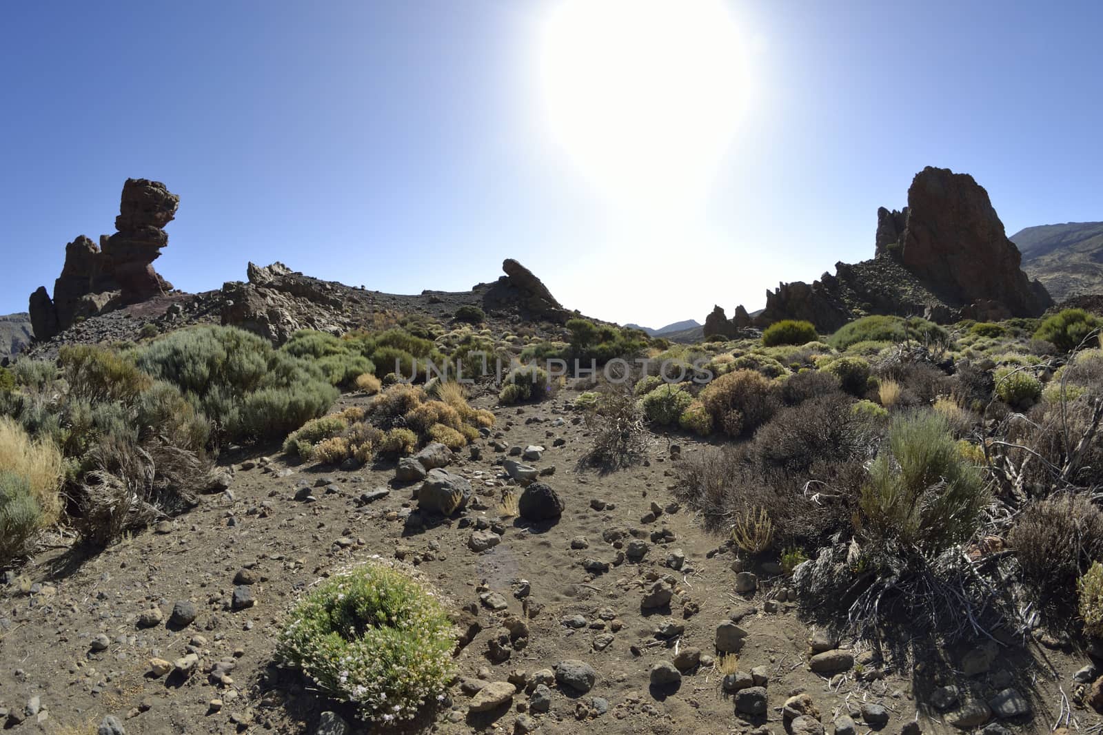 Roques de Garcia, el Teide, Tenerife. Volcanic island