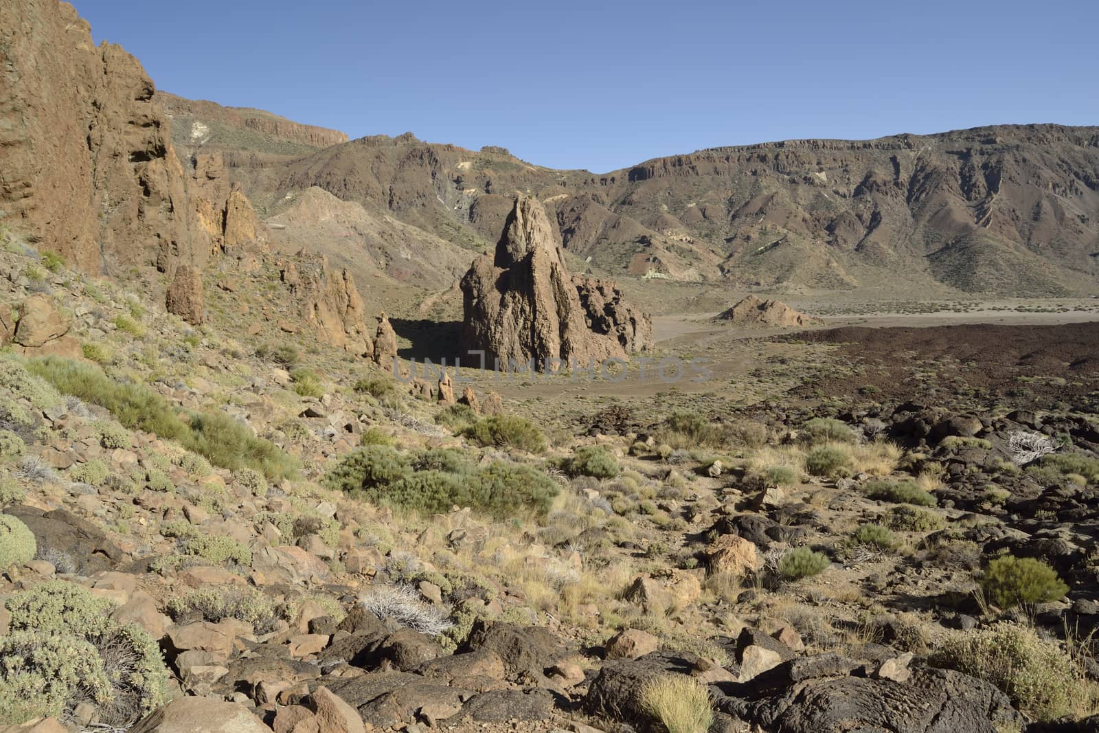 Roques de Garcia, el Teide, Tenerife. Volcanic island