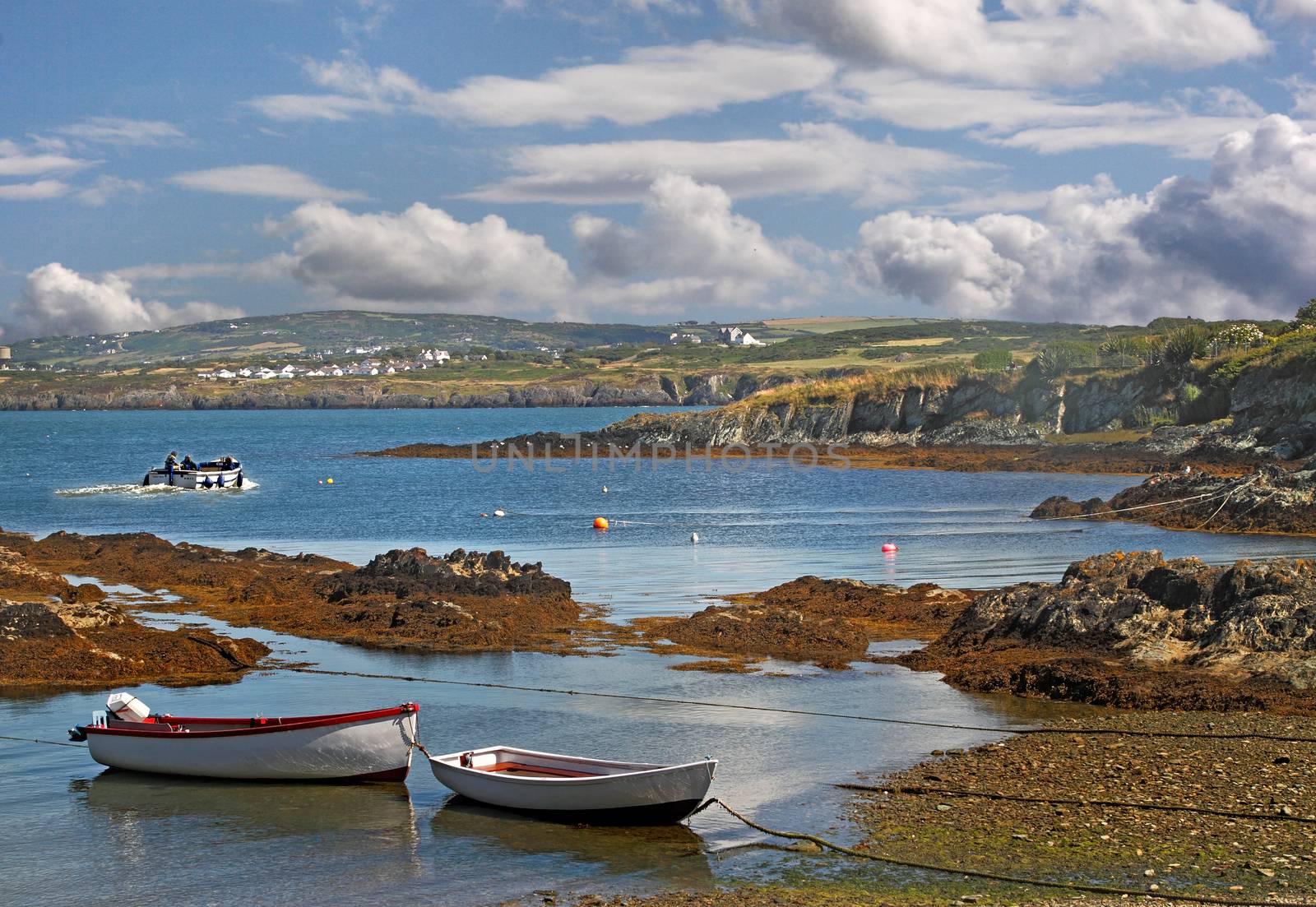 Bull Bay is on the North coast of Anglesey in Wales, UK.