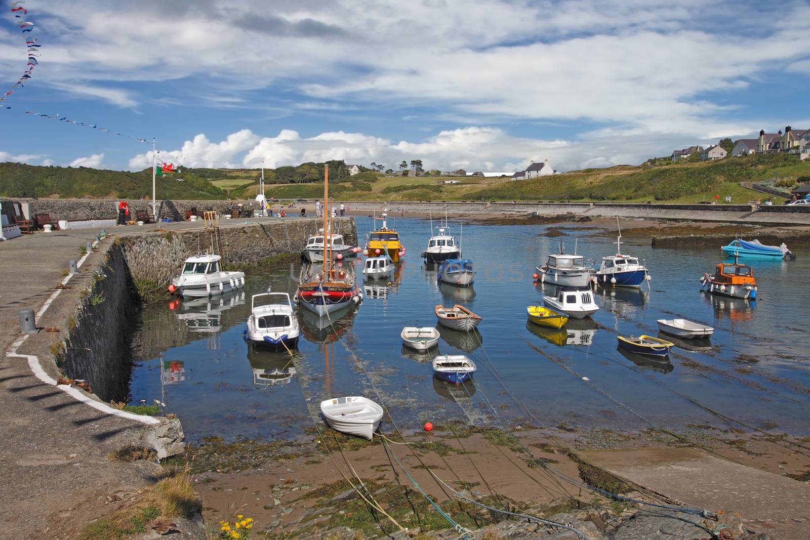 Cemaes is on the North coast of the island of Anglesey in Wales, UK.
