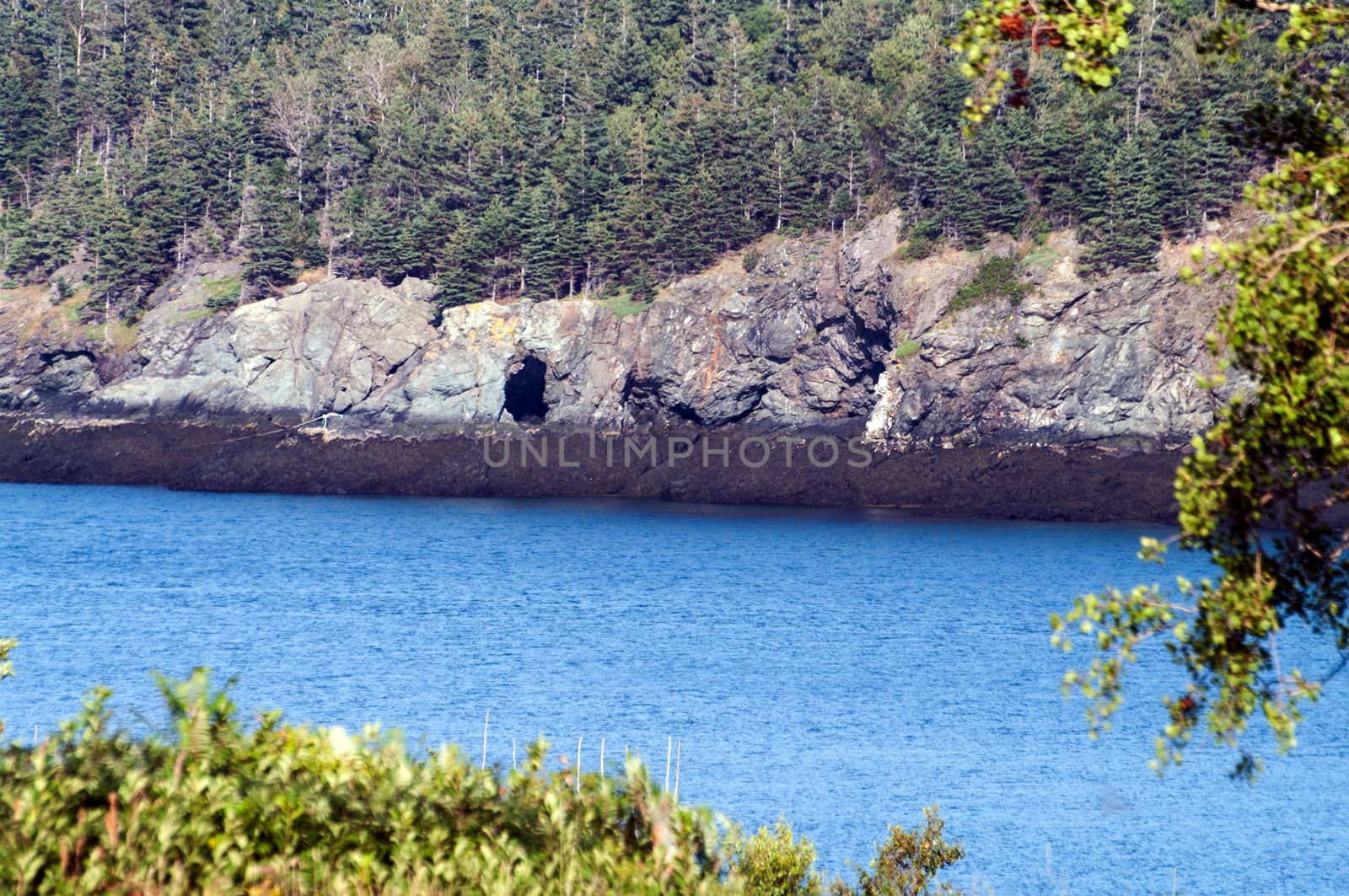 Hole in the Wall on Grand Manan in New Brunswick