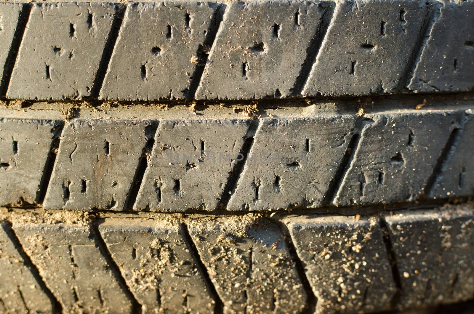 car tires texture for background.
