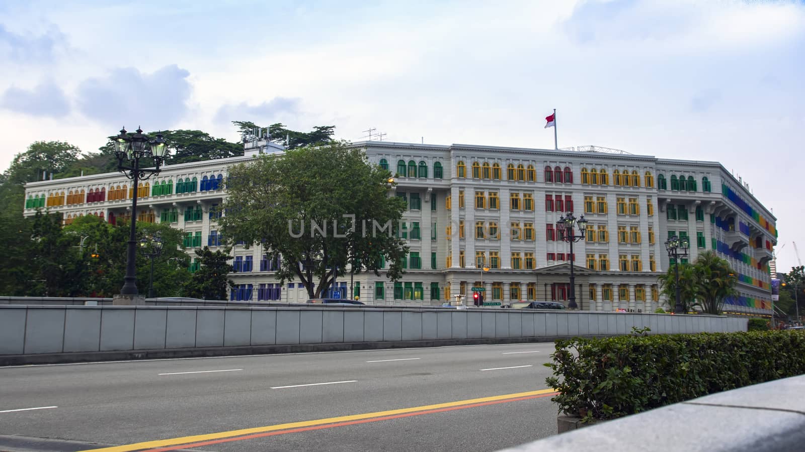 The Old Hill Street Police Station is currently the headquarters of the Ministry of Communications and Information. EDITORIAL Singapore - 12.02.2014