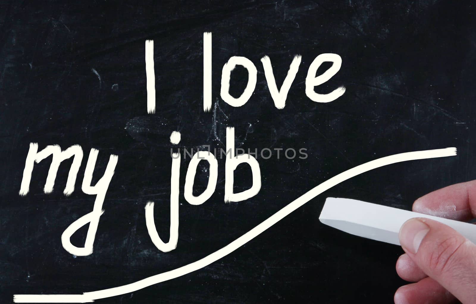 i love my job concept