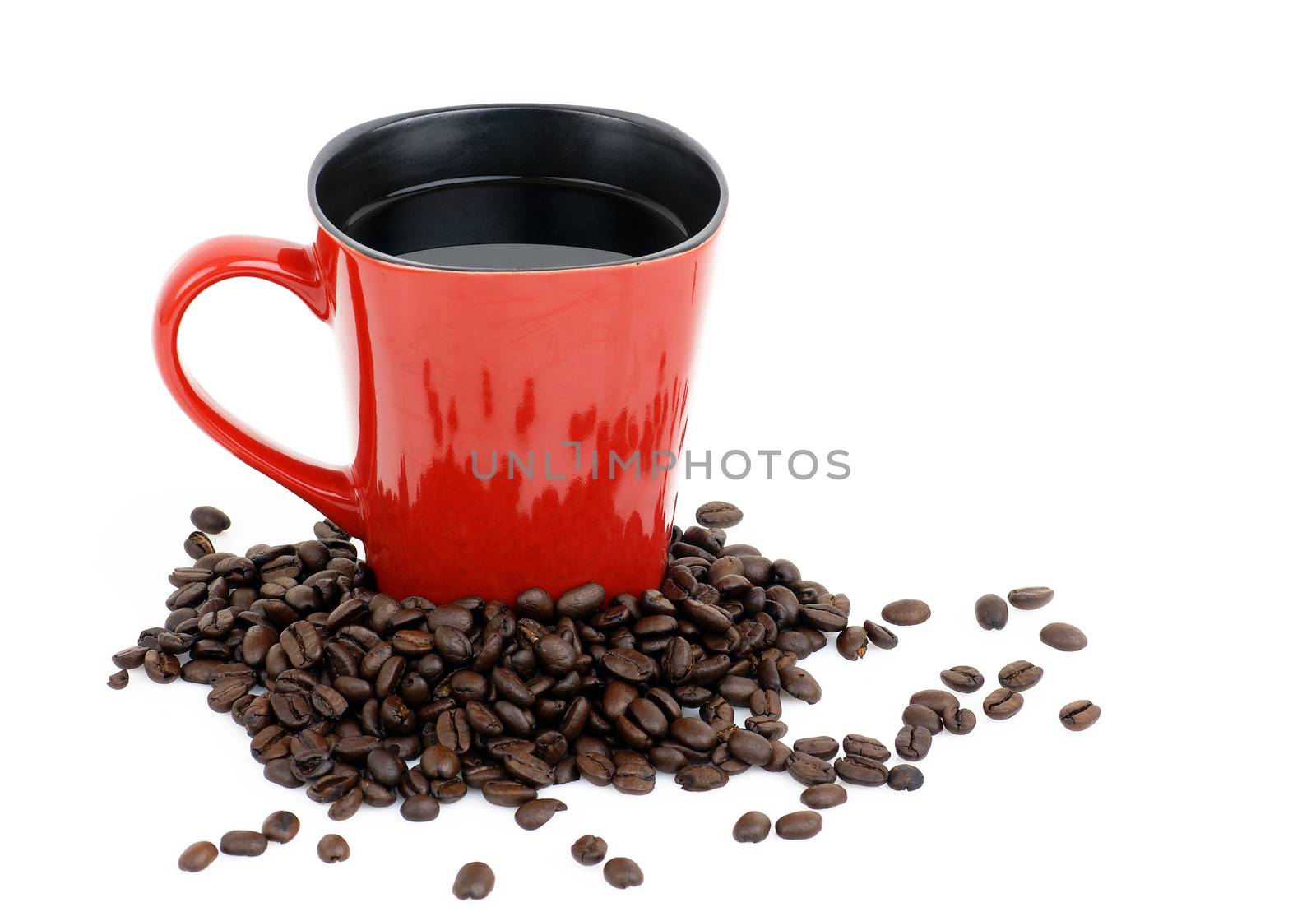 Red coffee mug by Mirage3
