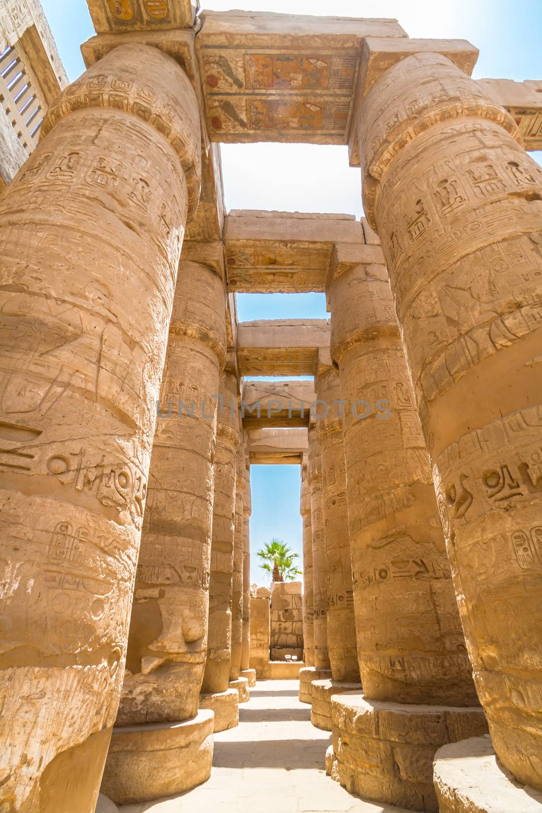 Ancient Egyptian Temple of Karnak (ancient Thebes). Luxor, Egypt.