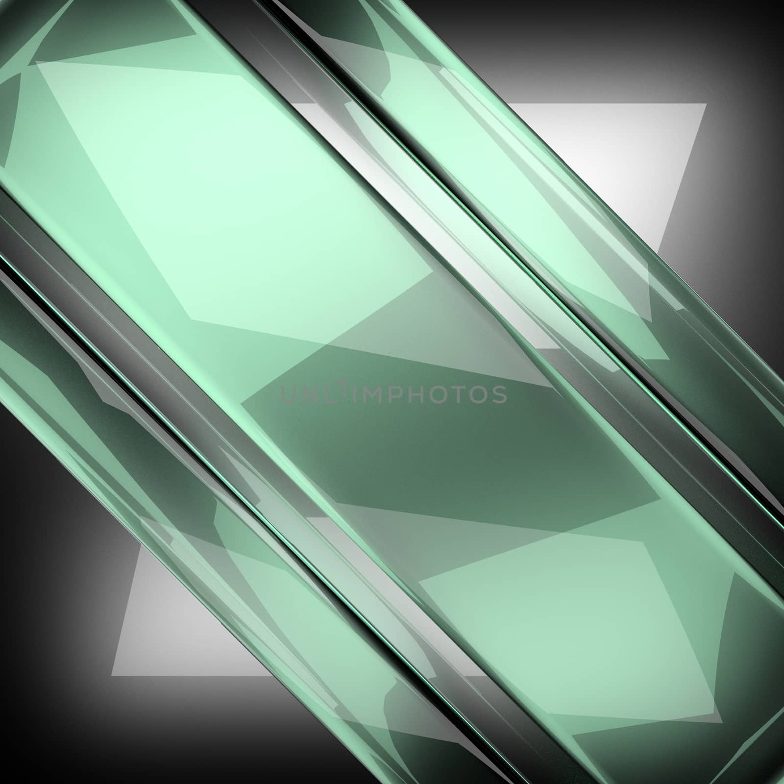 polished metal background with glass
