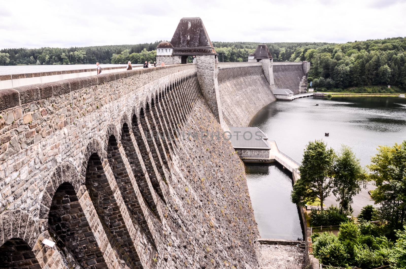 Mohnesee Westfalia Delecke European German Water Dam