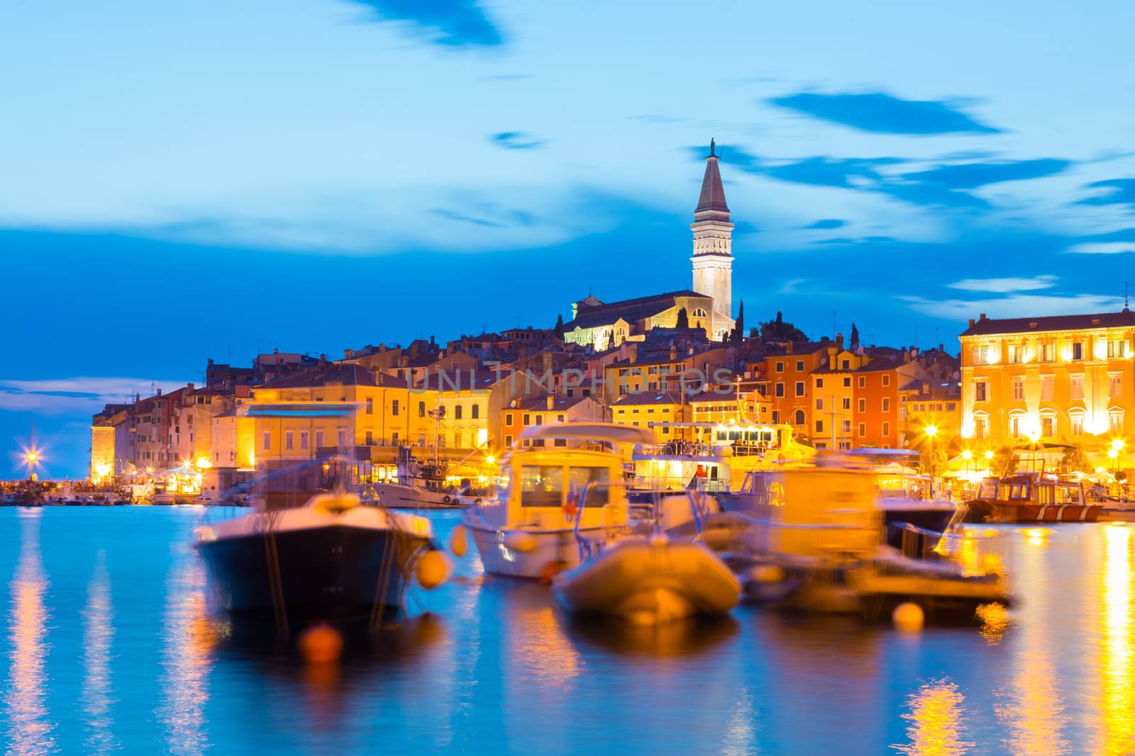 Romantic Rovinj is a town in Croatia situated on the north Adriatic Sea Located on the western coast of the Istrian peninsula, it is a popular tourist resort and an active fishing port.