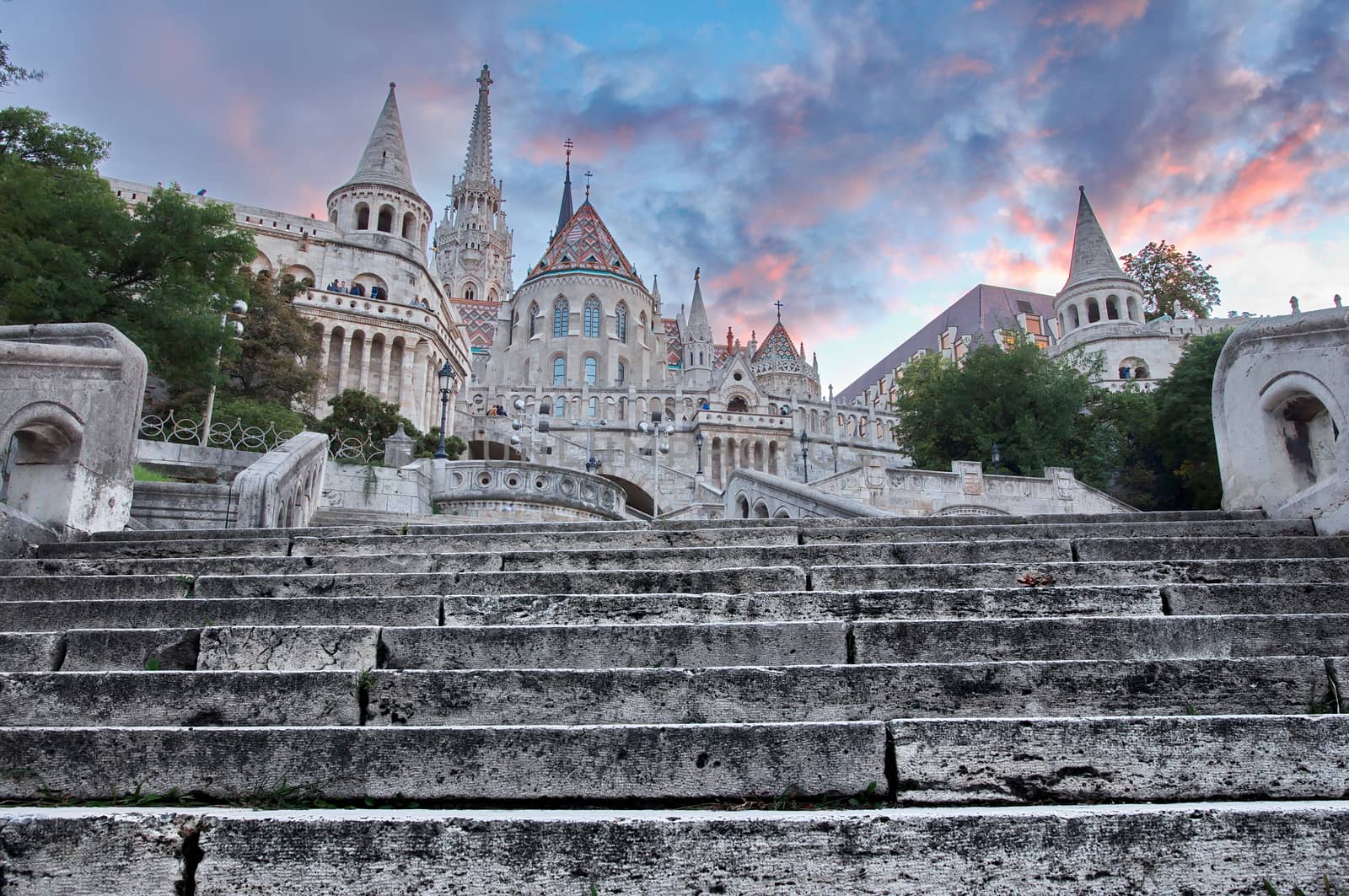 Fisherman's Bastion, Budapest, Hungary by anderm