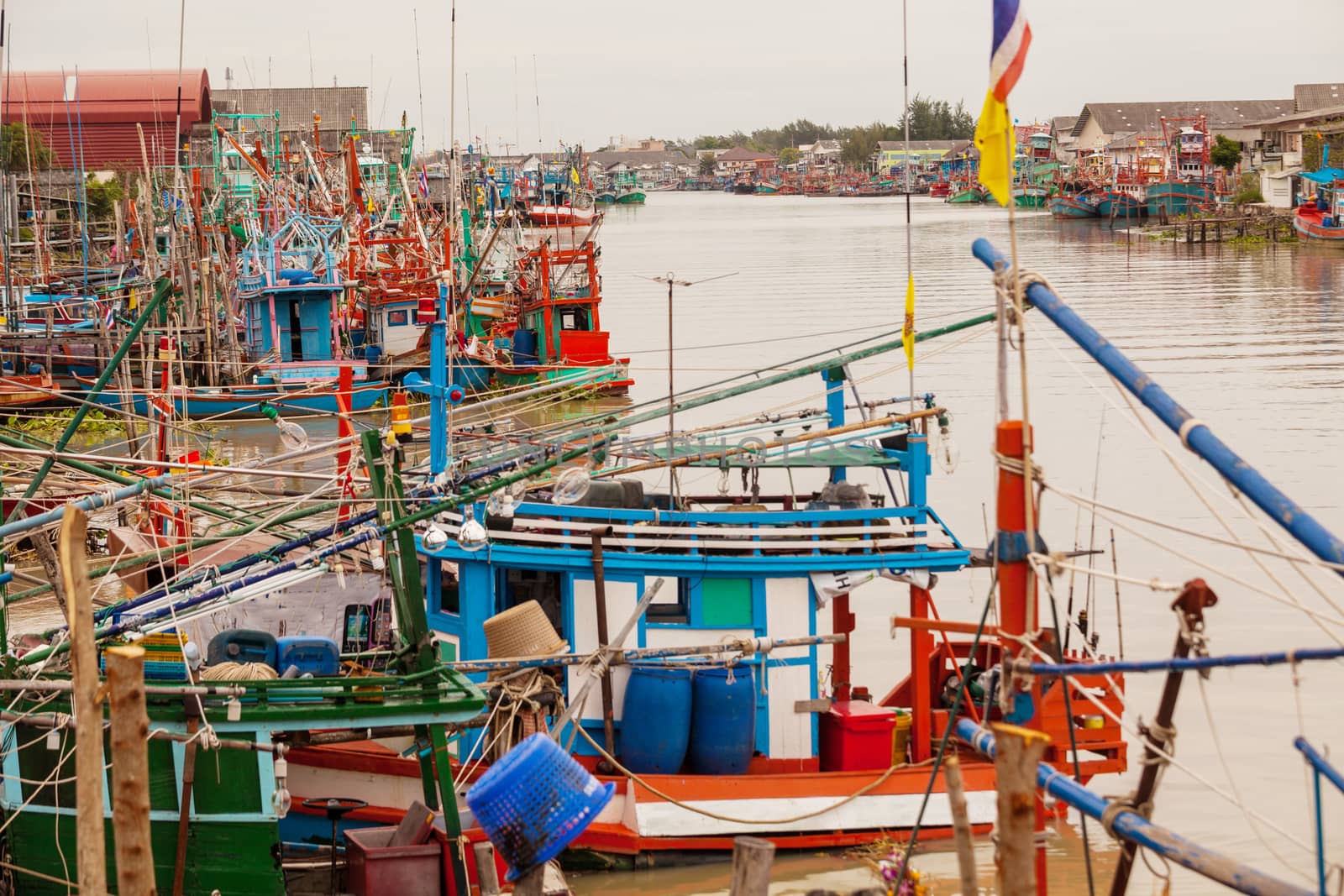 Fishermen's Village, on the Coast of Thailand