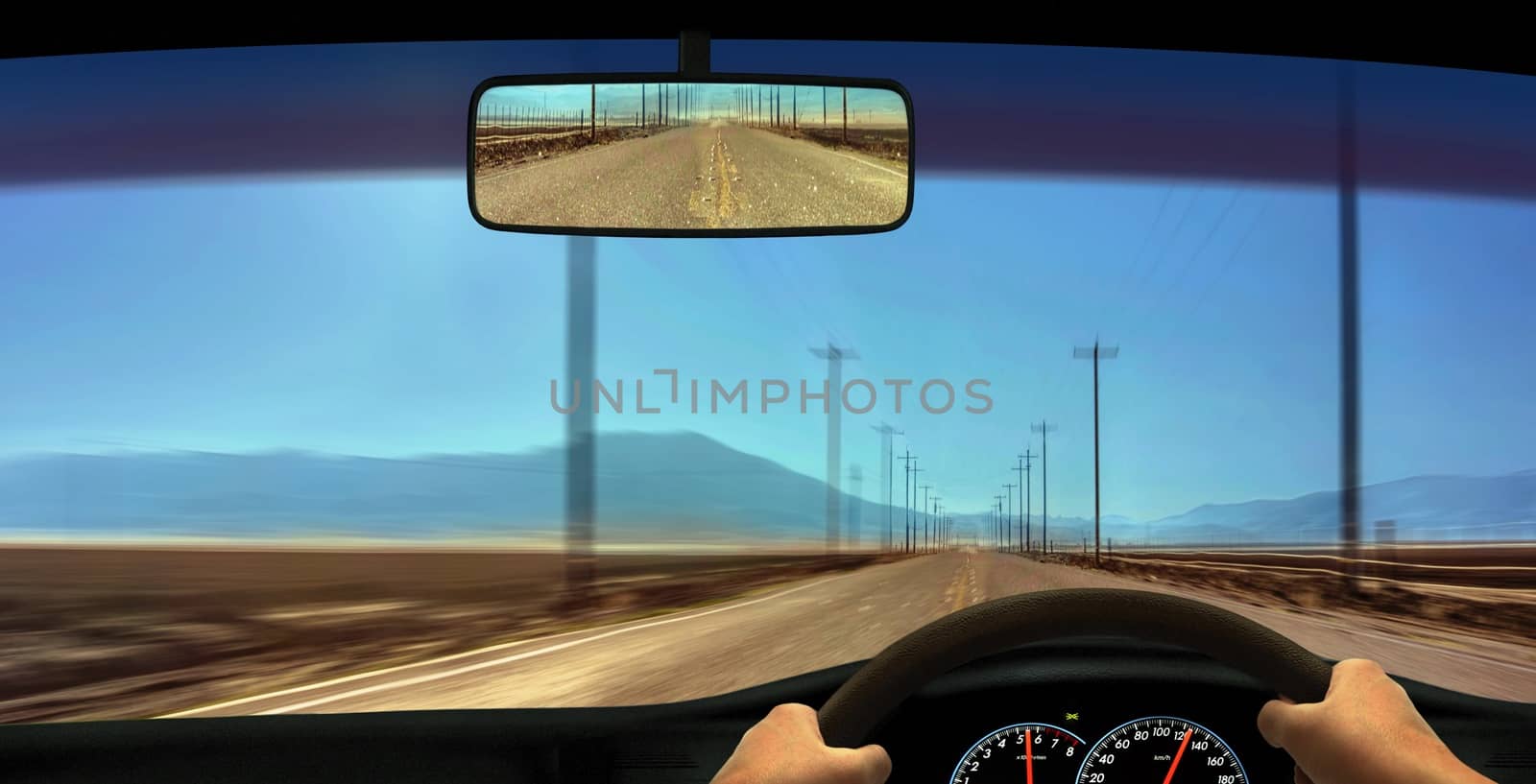 Driver Windscreen Point of View