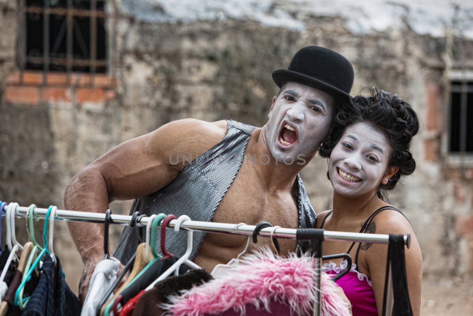 Laughing Attractive Clowns by Creatista