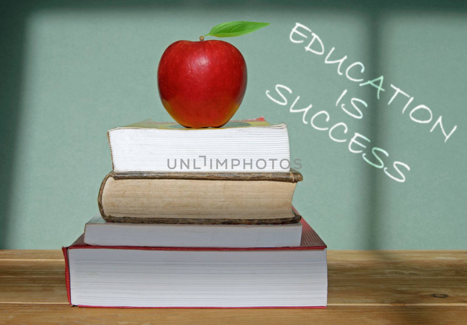 Education is success written on a blackboard 