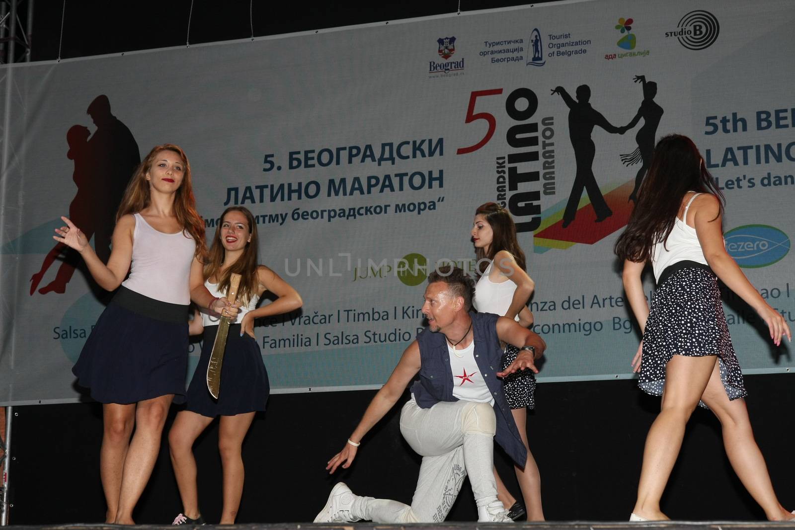 The 5th Belgrade Latino Marathon held on Saturday, the 30th of August 2014 in Belgrade Serbia