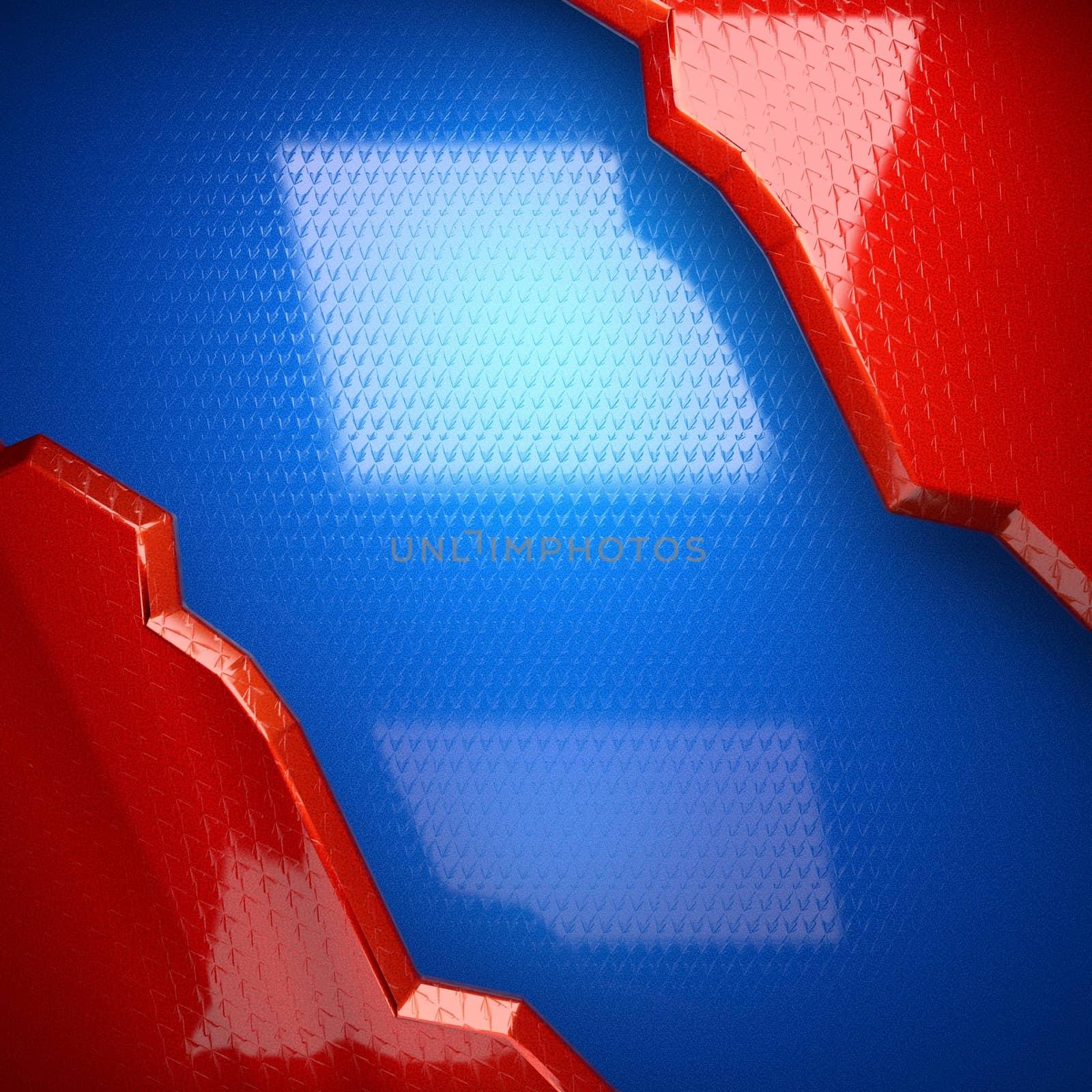 red and blue metal background