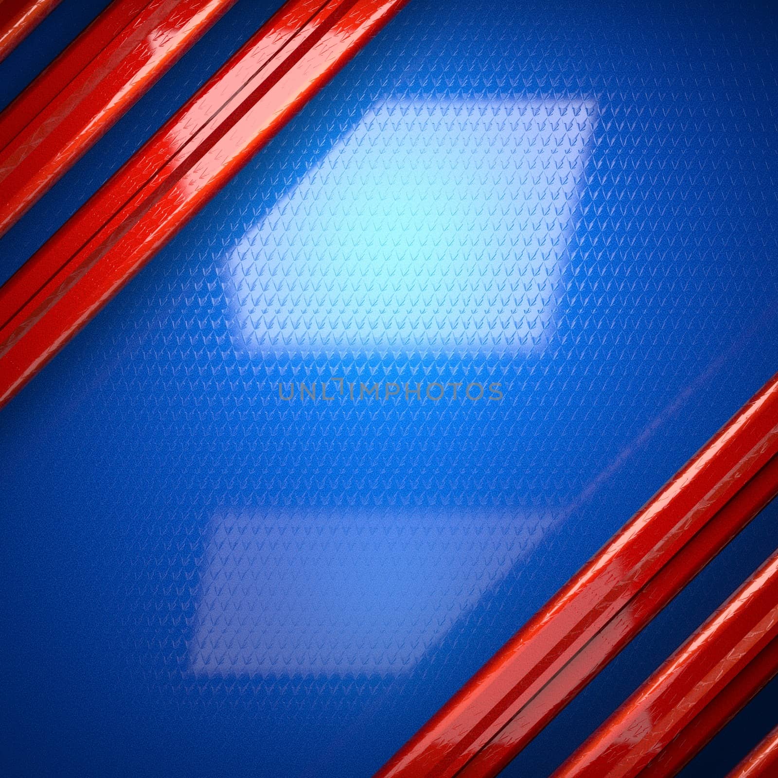 red and blue metal background