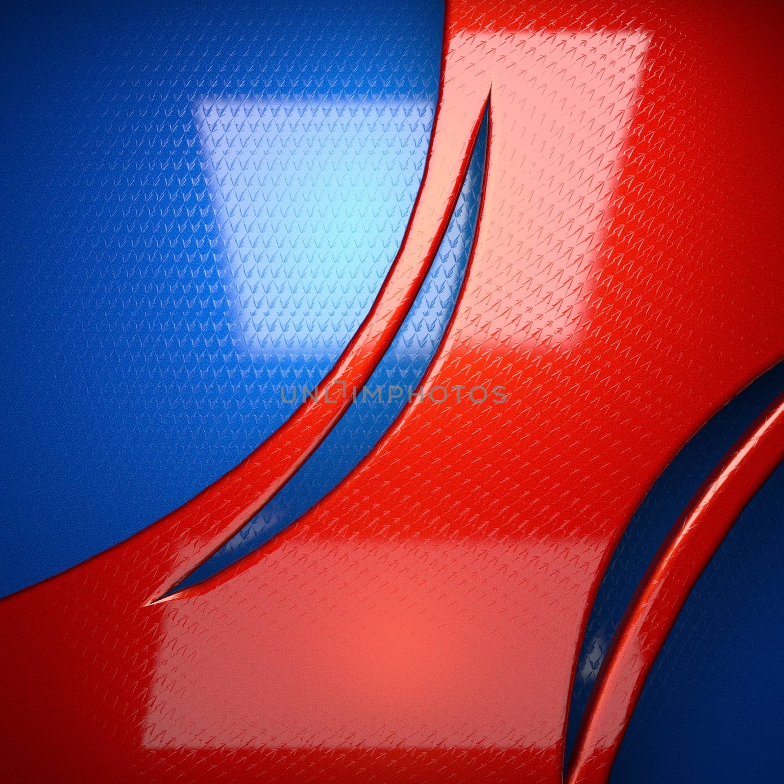 red and blue metal background