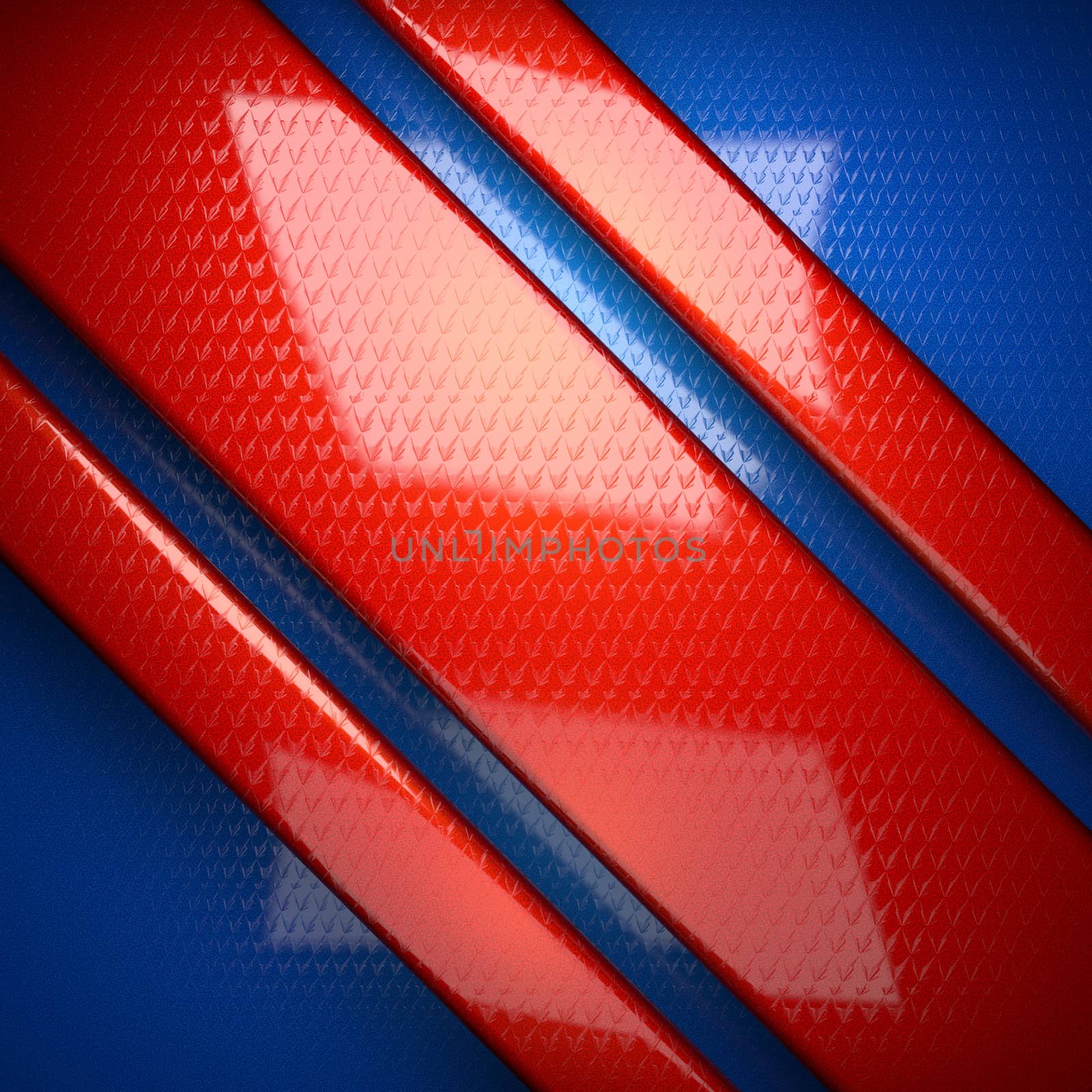 red and blue metal background