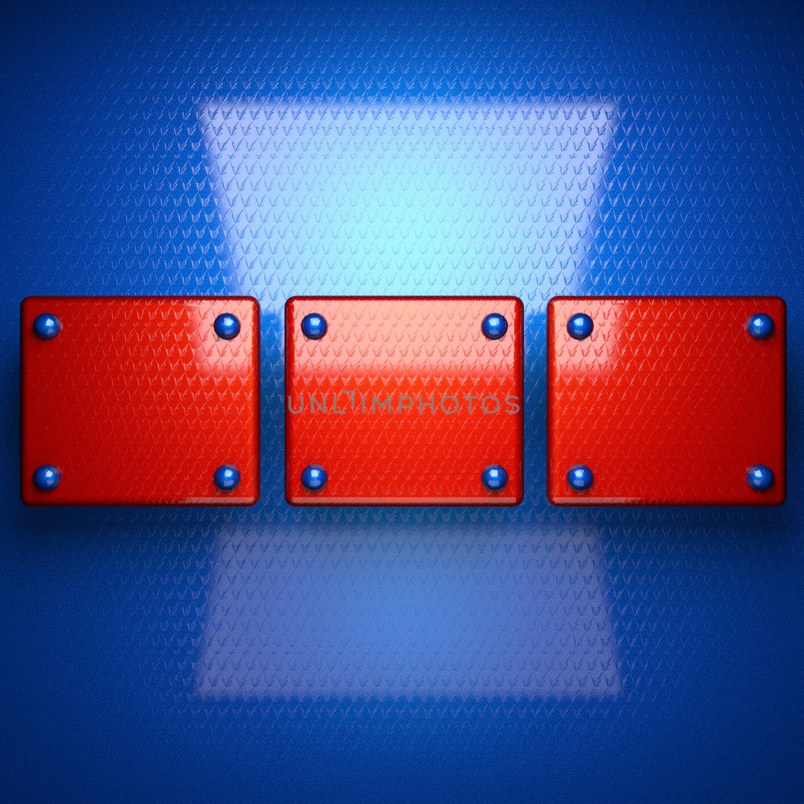 red and blue metal background