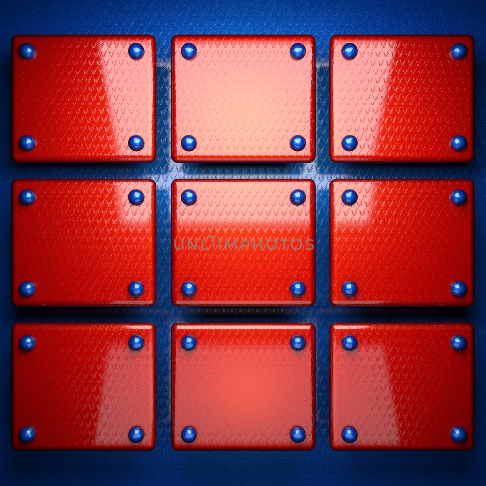 red and blue metal background