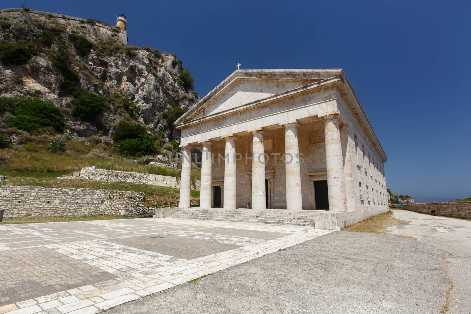 St. George church, Old Fortress, Corfu by Slast20
