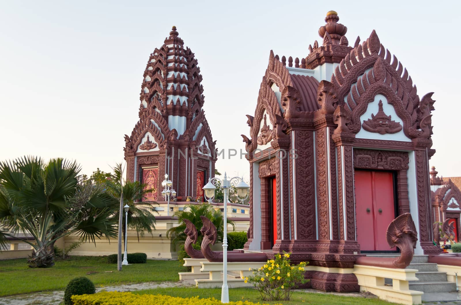 City Pillar Shrine, Holy place and worship of Prachuap Khiri Khan city, Thailand

