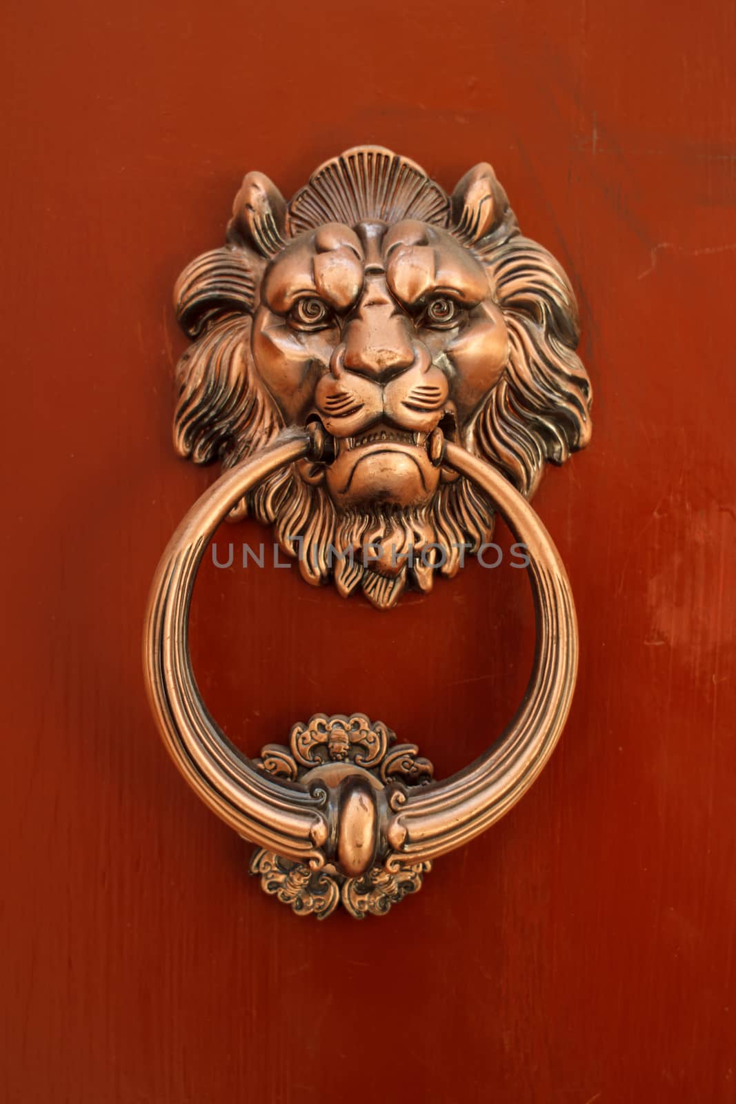 Chinese Doorknocker in Beijing Hutong