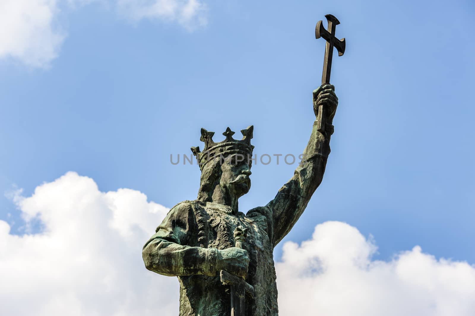 Monument of Stefan cel Mare si Sfant AKA Stefan the Great and Saint in Chisinau, Moldova