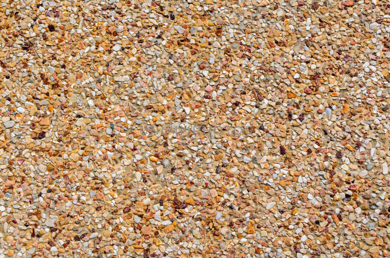 Anti-slip floors are made of smaller stone of shower
