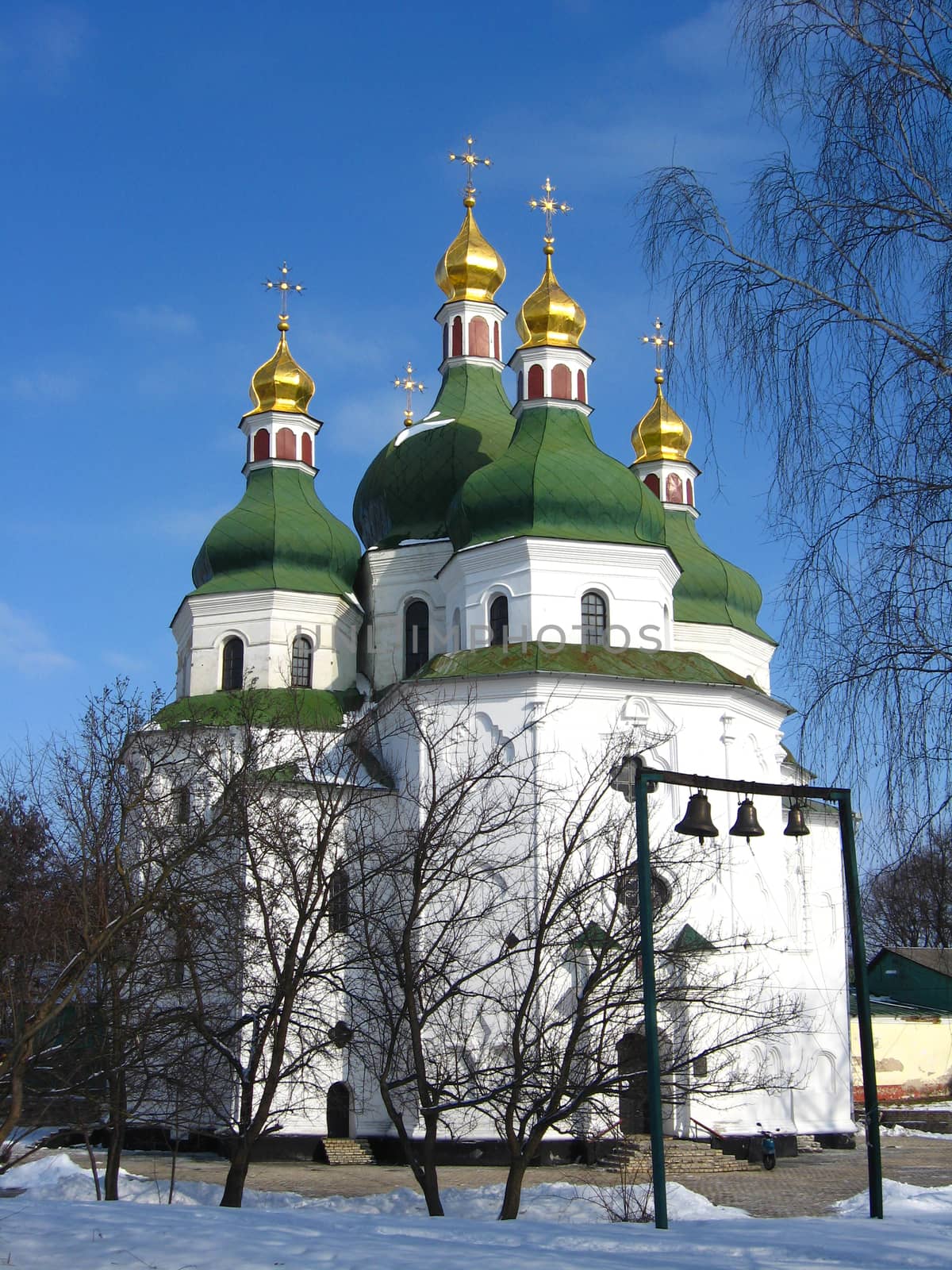 Beautiful church in Priluky in Ukraine by alexmak